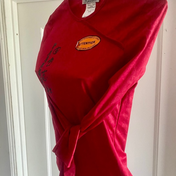 Ladies Parasuco 90’s Vintage Ergonomic Graffiti Blouse Sz M - Picture 4 of 6